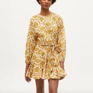 Rhode Ella Dress in Golden Floral